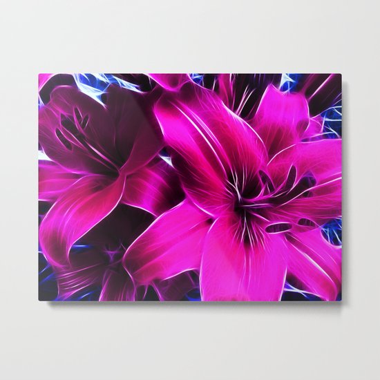Lily the Pink Metal Print