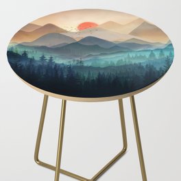 Wilderness Becomes Alive at Night Side Table