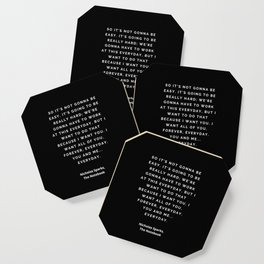 Nicholas Sparks, The Notebook, so it's not gonna be easy, You and me, Romantic Coaster