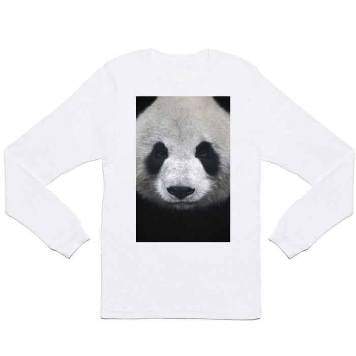 Panda Portrait Long Sleeve T Shirt