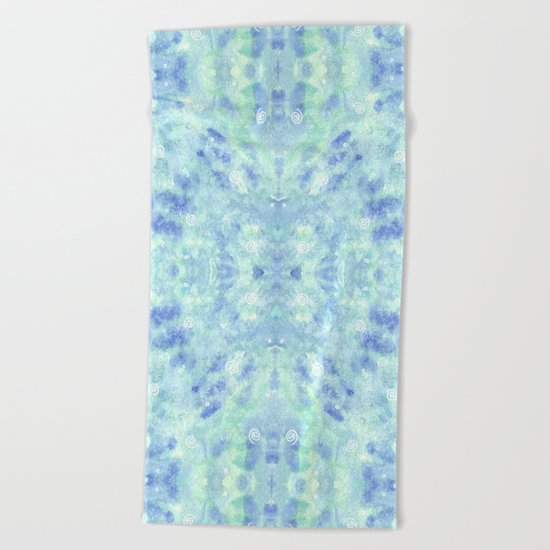 Blue lagoon Beach Towel
