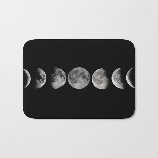 Phases of the Moon Bath Mat