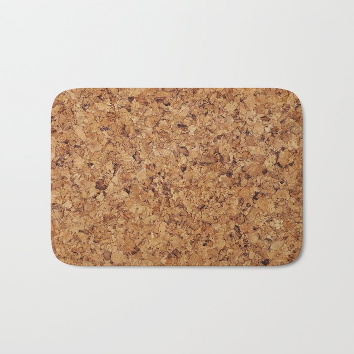 Cork Pattern Bath Mat By Jirkasvetlik Society6