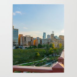 Minneapolis Skyline | Golden Hour | Photography Poster