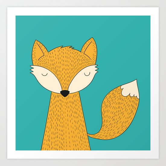 The Fox is back Art Print