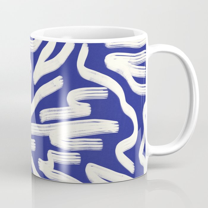 Scribble line abstract pattern  Coffee Mug