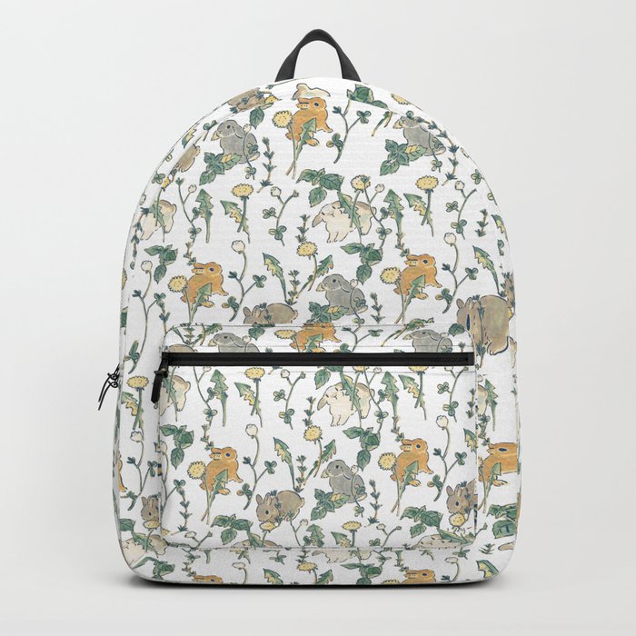 Spring Garden -white Backpack