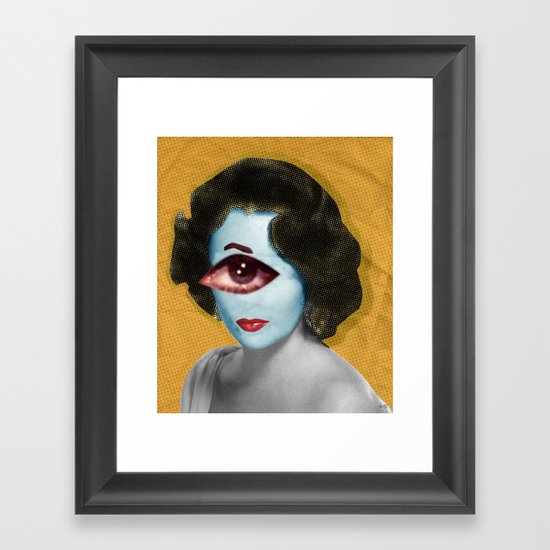 LizT Mix Collage 2 Framed Art Print
