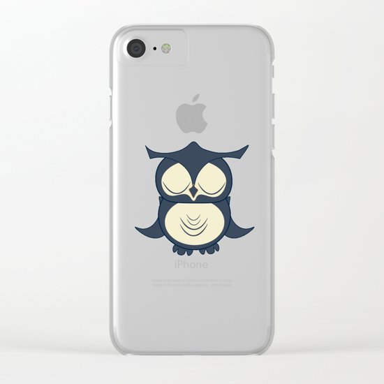 Owl Clear iPhone Case