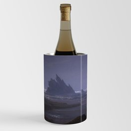 Caspar David Friedrich - Rocky Reef on the Seashore Wine Chiller