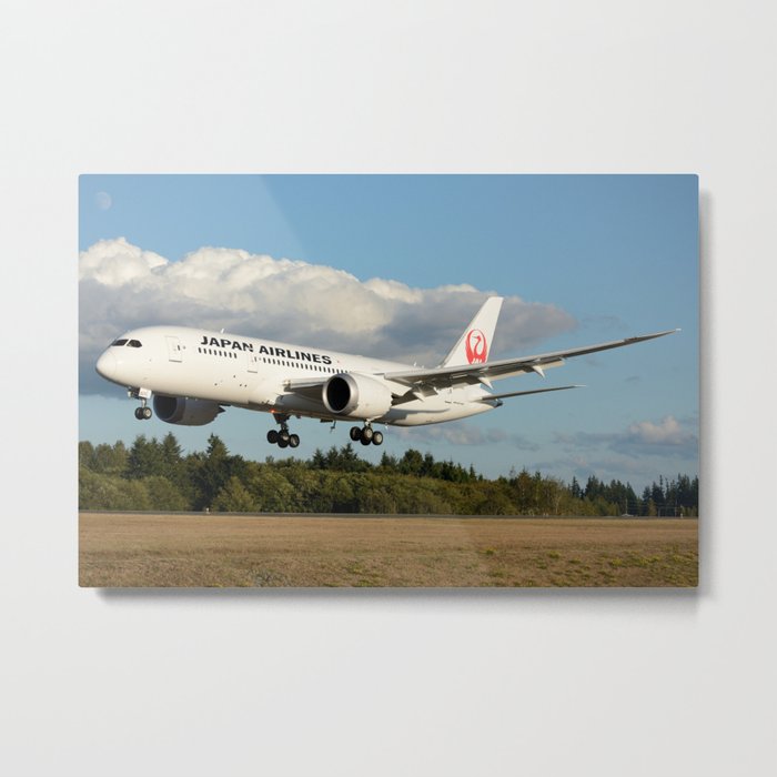 Japan Airlines Boeing 787 Metal Print