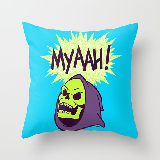 Myaah! Throw Pillow
