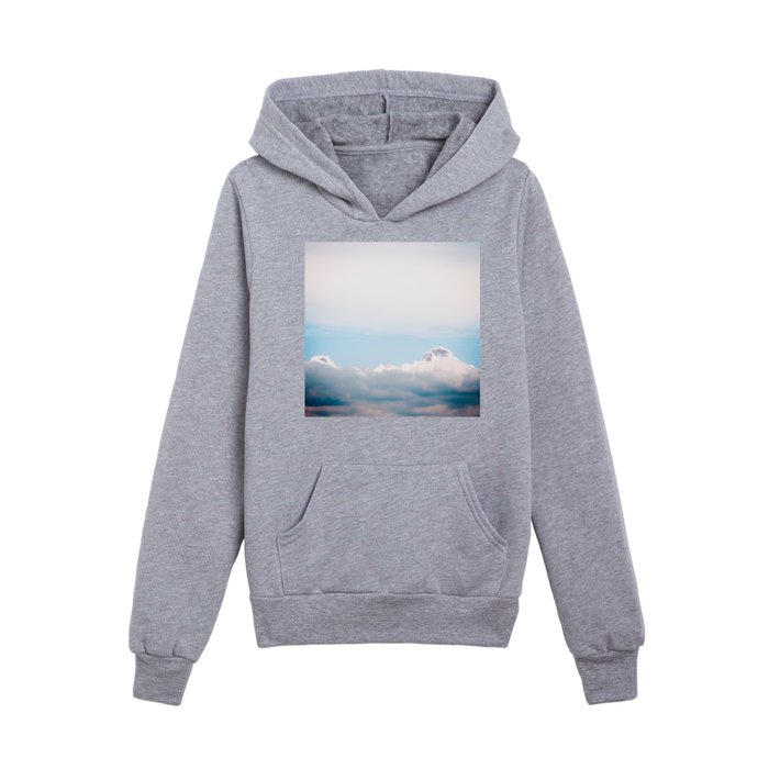 Mountainous Clouds Kids Pullover Hoodie