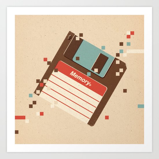 Glitch - Part I Art Print