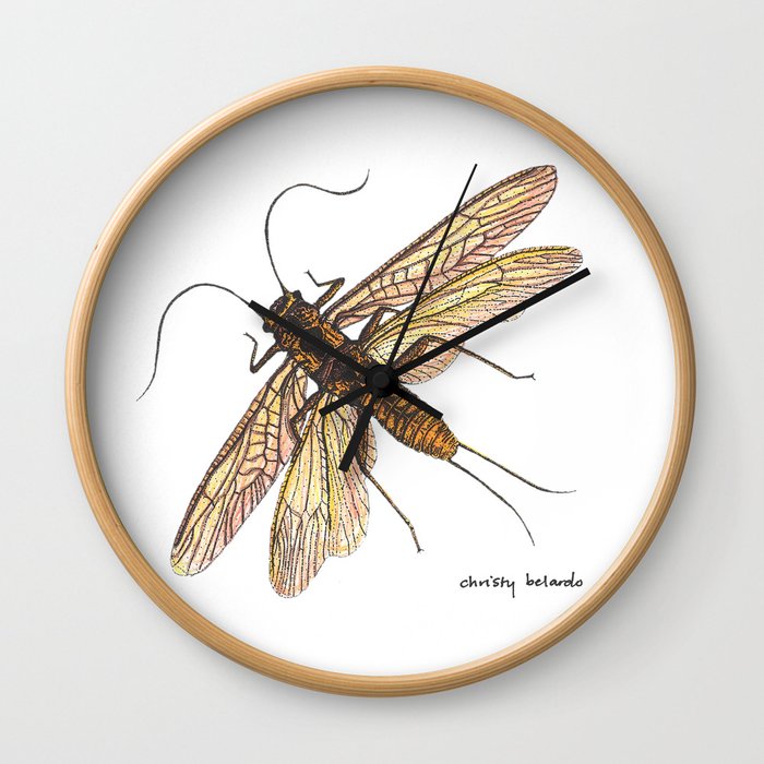 Stonefly (In-Color) Wall Clock