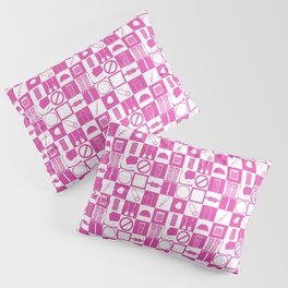 Contraception Pattern (Pink) Pillow Sham