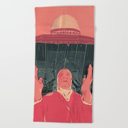 The Other Side of the Wall Beach Towel