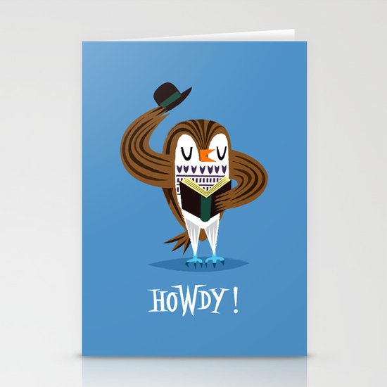The Howdy Owl Stationery Cards