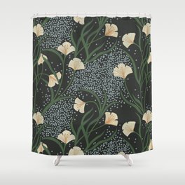 Lily Floral Shower Curtain