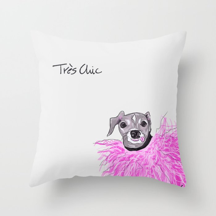 Tres Chic Iggy Throw Pillow