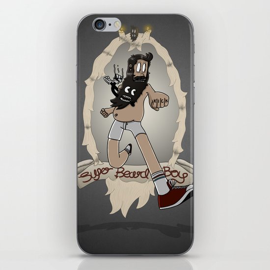 Super Beard Boy - Framed Justice! iPhone & iPod Skin