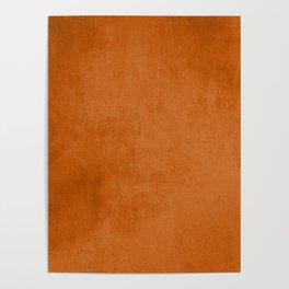 Orange rustic Poster