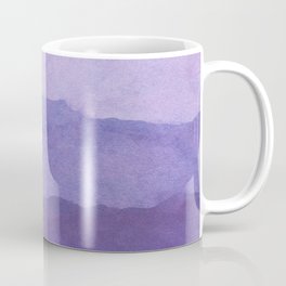 Ombre Waves in Purple Coffee Mug
