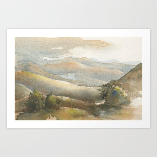 Berrenda Morning Art Print