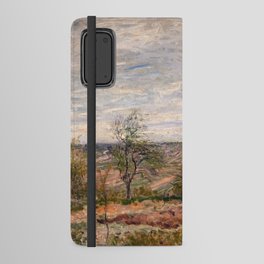 Alfred Sisley - Windy Day at Veneux Android Wallet Case