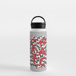 CREATE Slogan | Digital Hand-drawn Text  Water Bottle