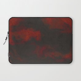 Black and Liquid Red Laptop Sleeve