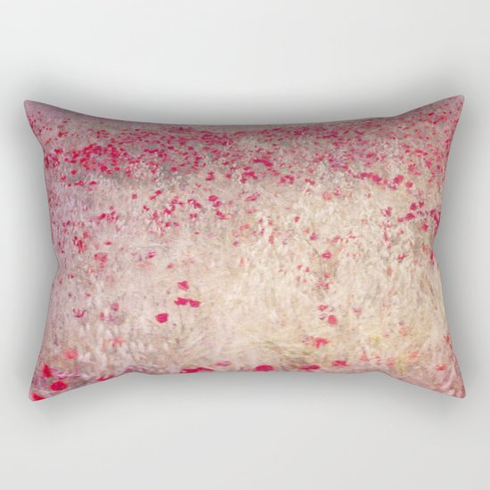 Fields of poppies Rectangular Pillow