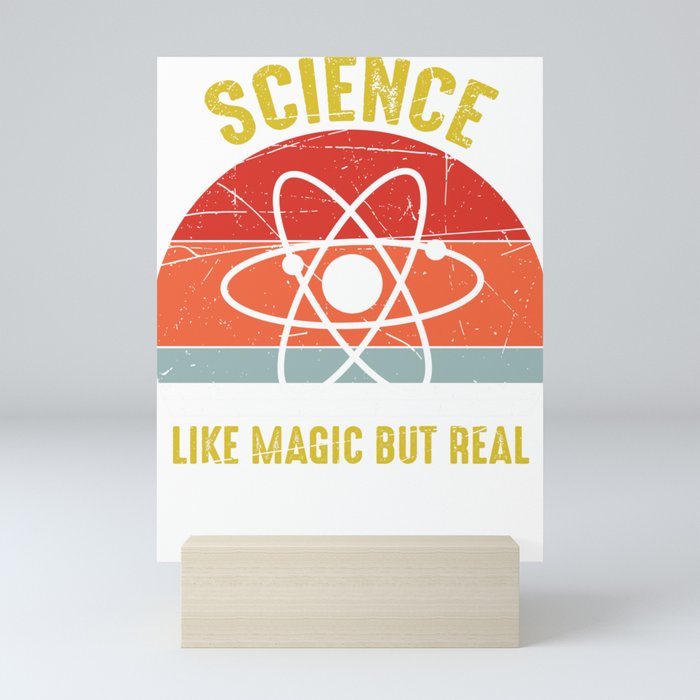 Science Like Magic But Real Science Teacher Mini Art Print