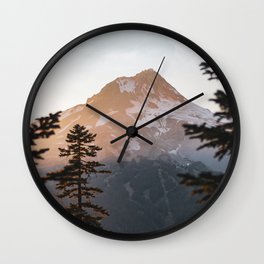 Mt. Hood Wall Clock