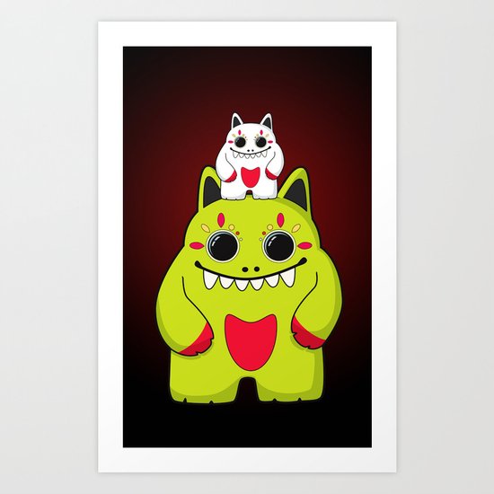 Bad & Mad Art Print