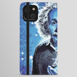 Einstein: Cosmic Domain iPhone Wallet Case