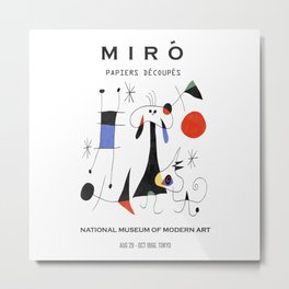 Decoupe Poster Joan Miro Metal Print | Miro, Joan, Homage, Digital, Decoupe, Graphicdesign 