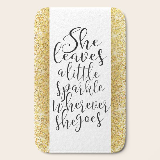 Nursery Art Gold Glitter Printable Baby Girl Nursery Decor Wall