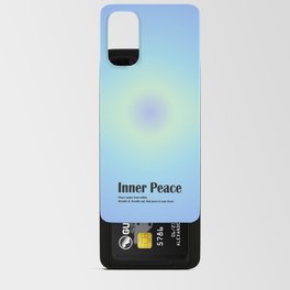 Inner Peace Retro Meditation Gradient Android Card Case