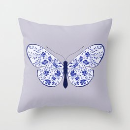 Butterblufly Throw Pillow