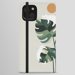 Cat and Plant 11 iPhone Wallet Case