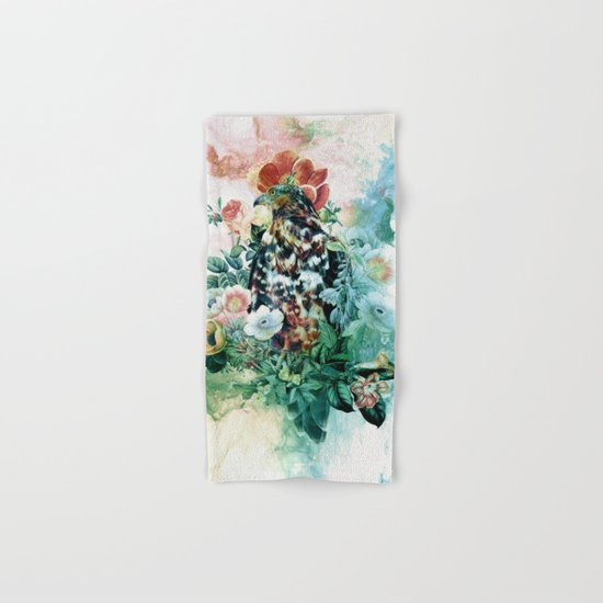 Bird in Flowers Hand & Bath Towel