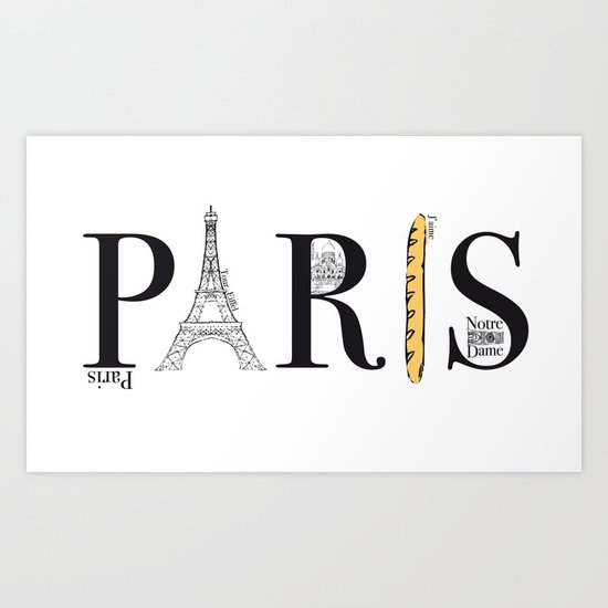 PARIS Art Print