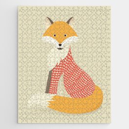 Whimsical Red Fox Jigsaw Puzzle