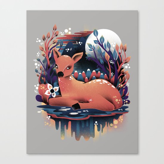 The Red Deer Canvas Print