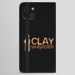 Clay Whisperer Pottery Pottery iPhone Wallet Case