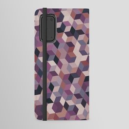 Pink, Black, Grey Colorful Hexagon Design  Android Wallet Case