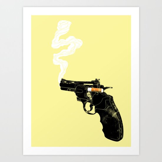 Smoking Gun Art Print