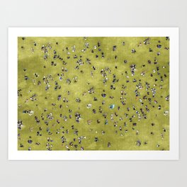 People at Central park Art Print