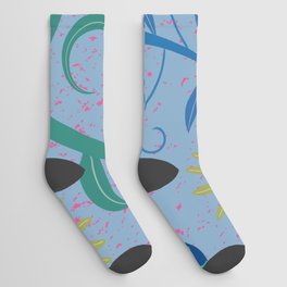 Flower Pattern Design Socks